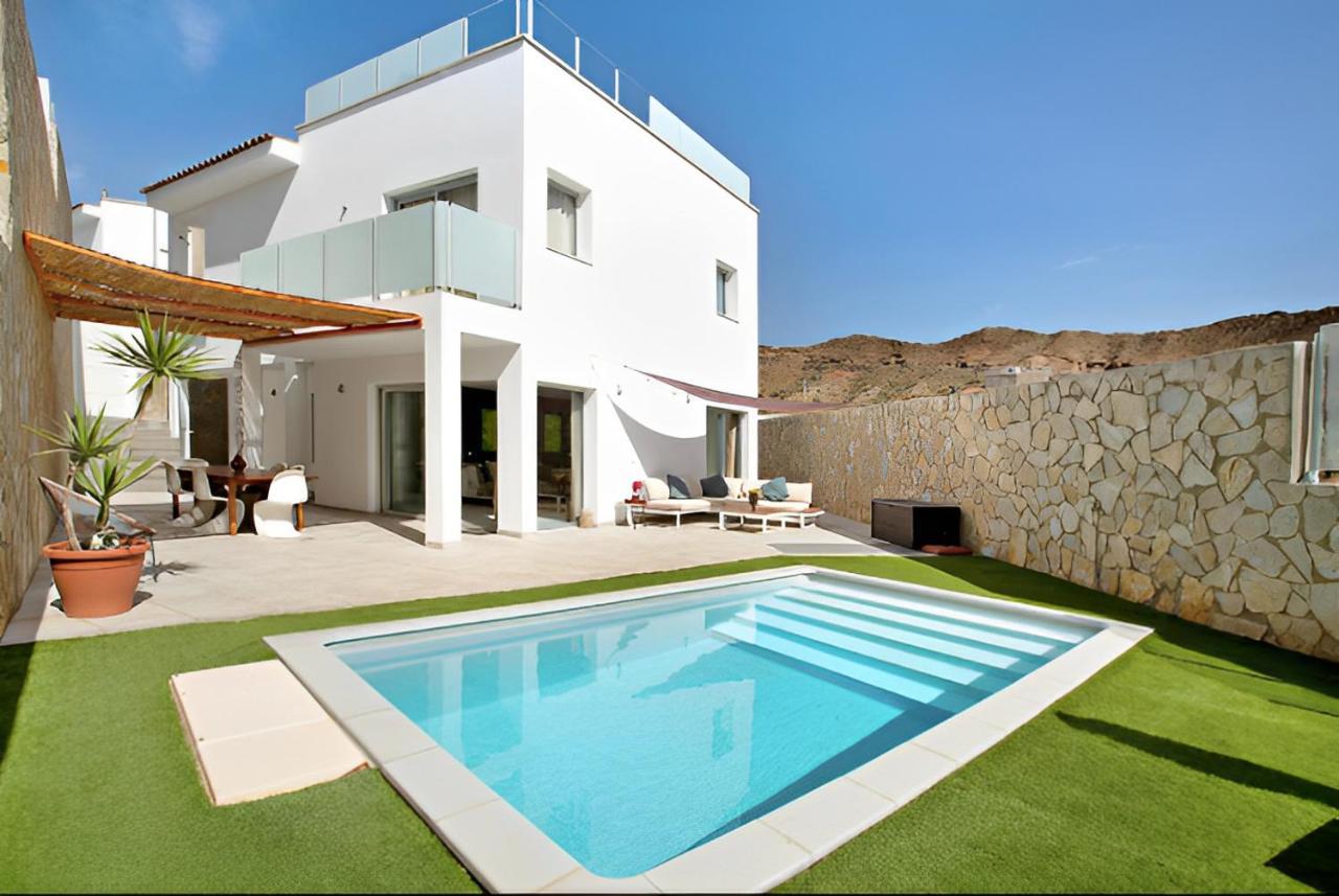 Dream Villa With Heated Pool, Rooftop & Ocean Views Mogán Exteriér fotografie
